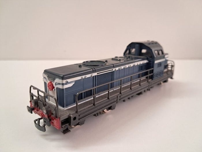 Locotracteur Diesel Jouef HO 8531 - BB 66 150 SNCF - Époque 5 - Bleu - Occasion (non Testé)