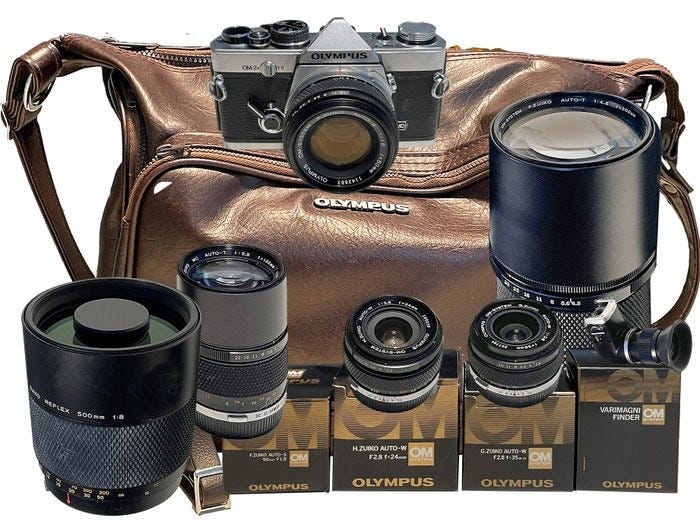 olympus-om-2n-24-35-50-135-300-500mm-acc-analogt-kamera-finn-torget