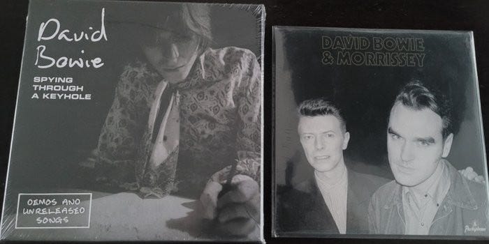 David Bowie, Morrissey - Spying Through A Keyhole 4 x 7