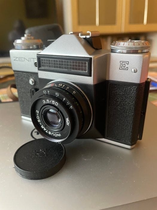 FULLY SERVICED! USSR ZENIT-1 SLR CAMERA + Industar-50 lens f3.5/50mm (03