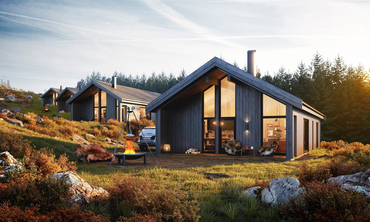 Ny planlagt/prosjektert hytte på Seljestad – Langedalsåsen T2 – Hytte Preg 100