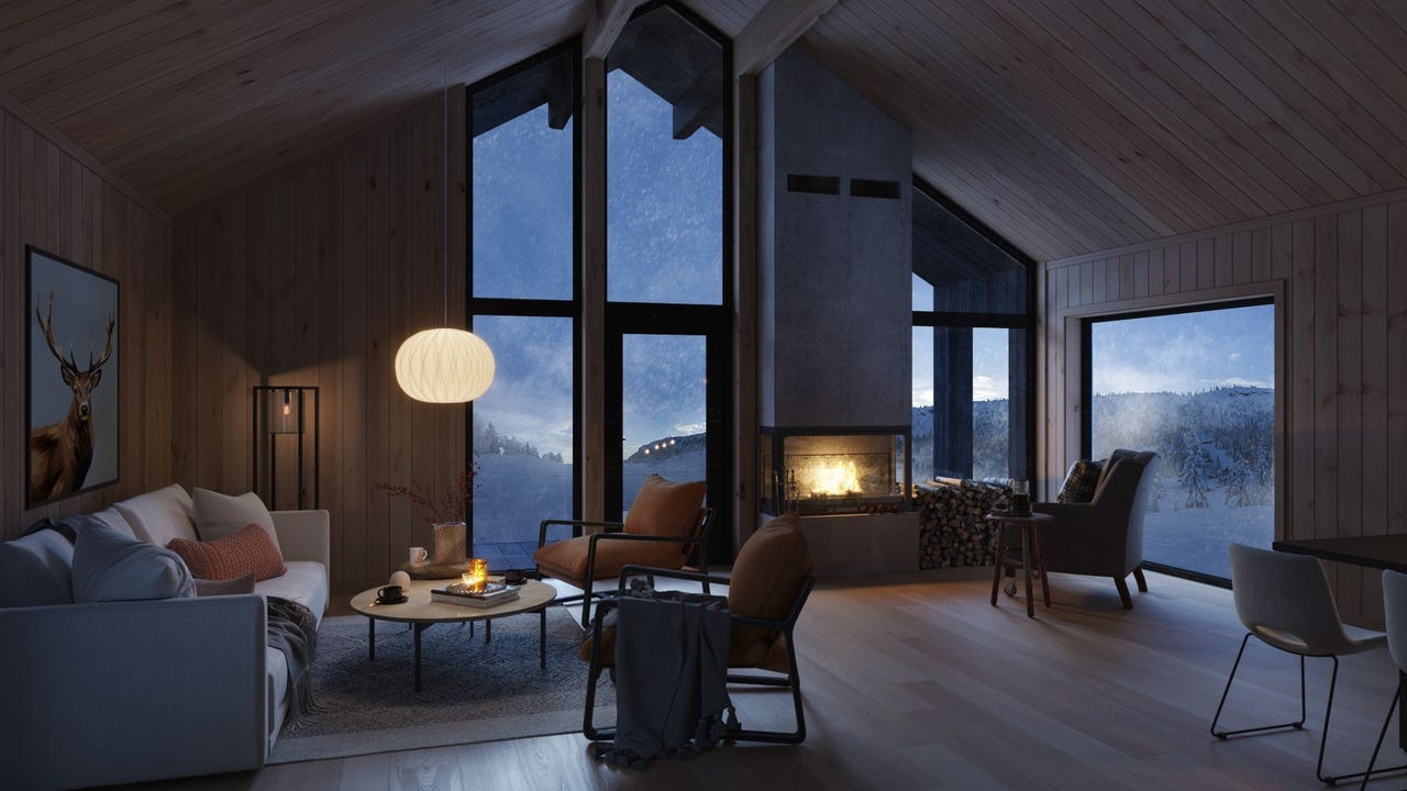 Ny planlagt/prosjektert hytte på Seljestad – Langedalsåsen T2 – Hytte Preg 100