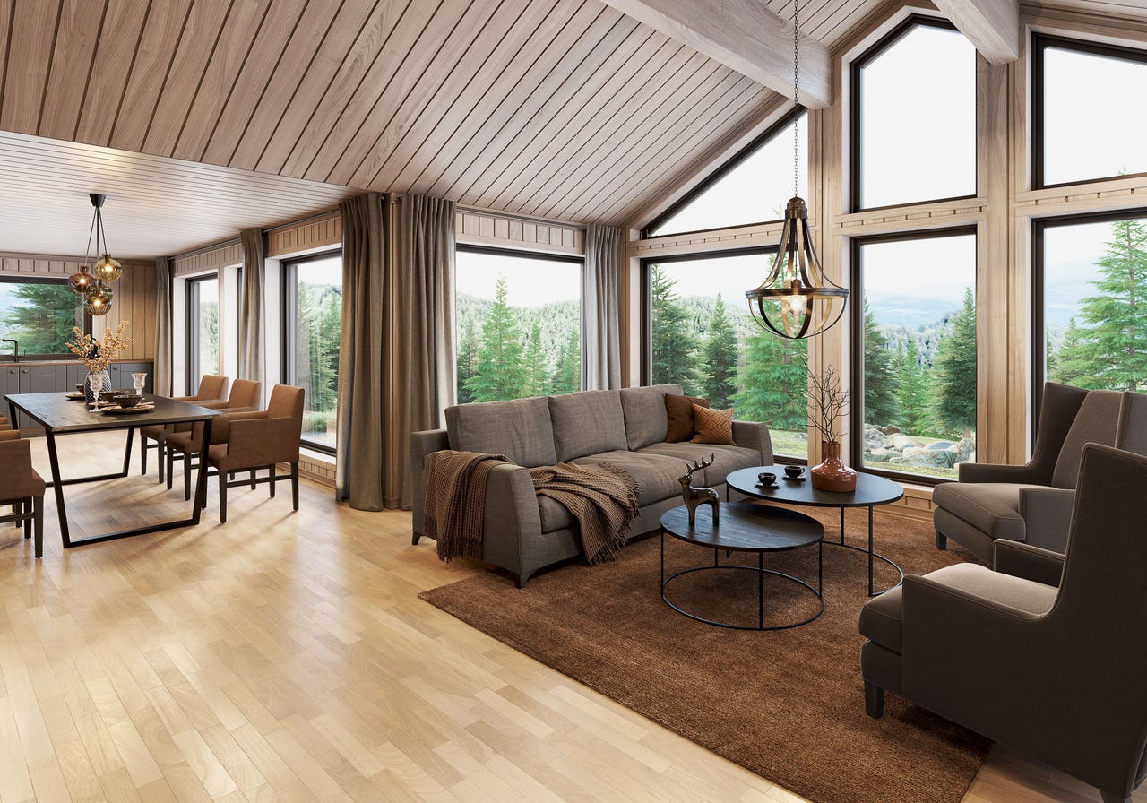 Nesfjellet – Stor og flott familiehytte – ski in/out – prosjektert på flott, vestvendt og solrik tomt – Utsikten 135!