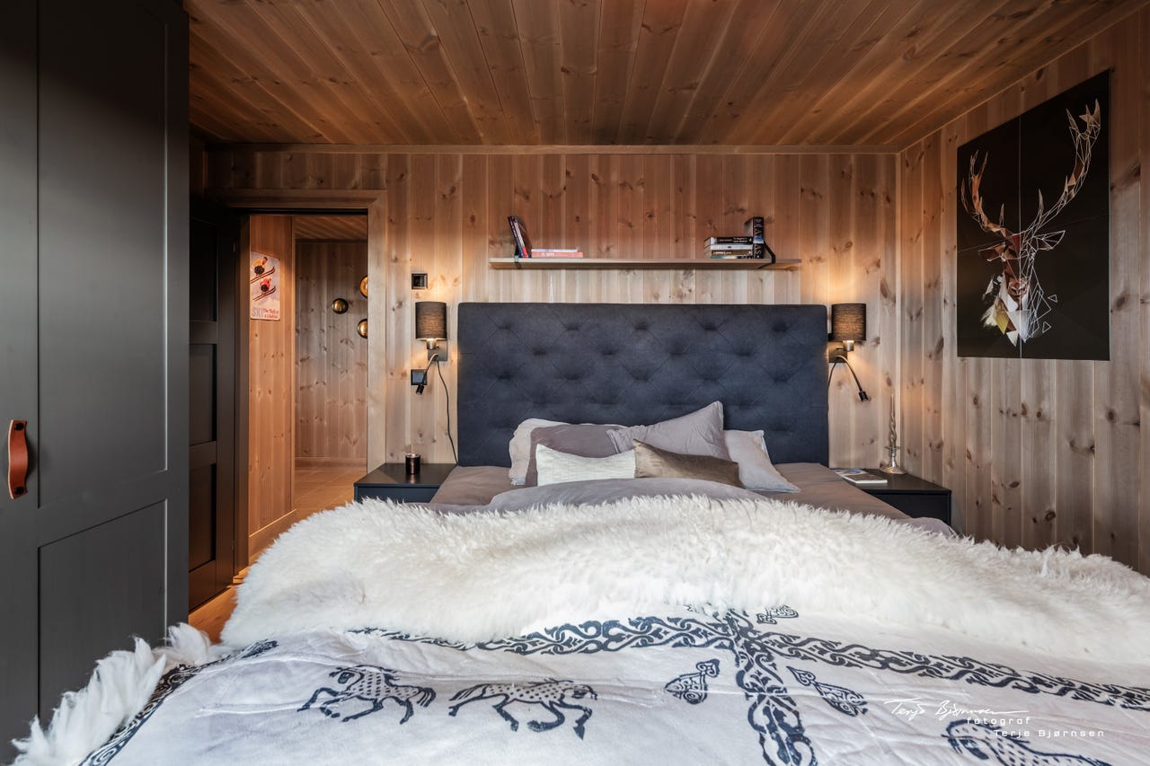 Nesfjellet – Stor og flott familiehytte – ski in/out – prosjektert på flott, vestvendt og solrik tomt – Heimdall 110!