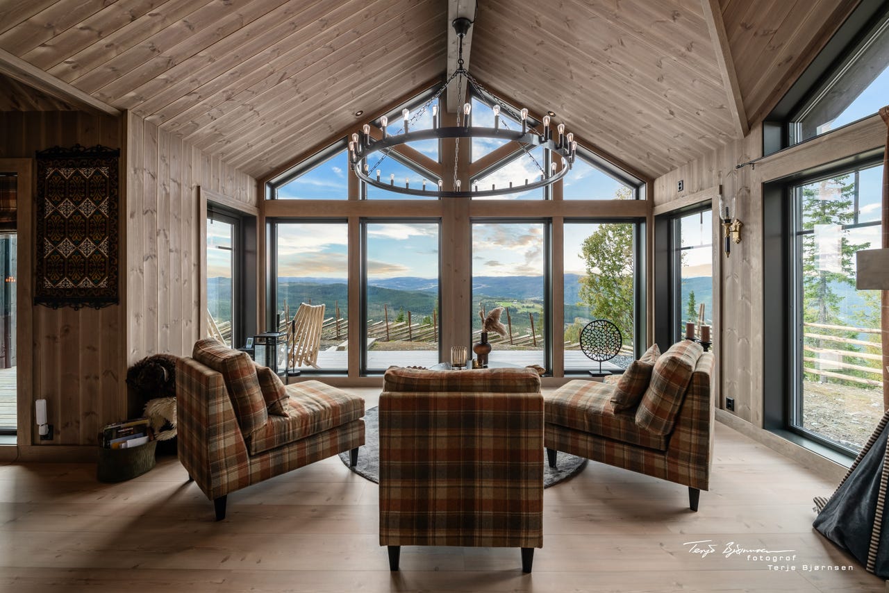 Nesfjellet – Stor og flott familiehytte – ski in/out – prosjektert på flott, vestvendt og solrik tomt – Heimdall 110!