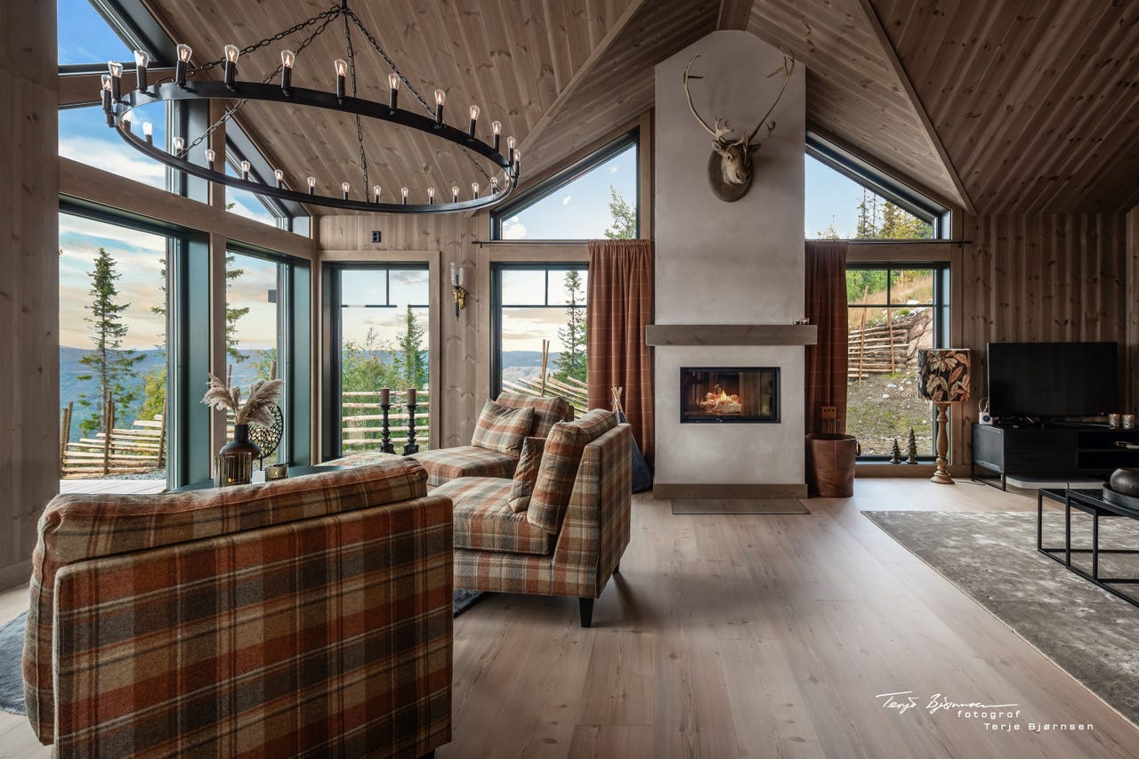 Nesfjellet – Stor og flott familiehytte – ski in/out – prosjektert på flott, vestvendt og solrik tomt – Heimdall 110!