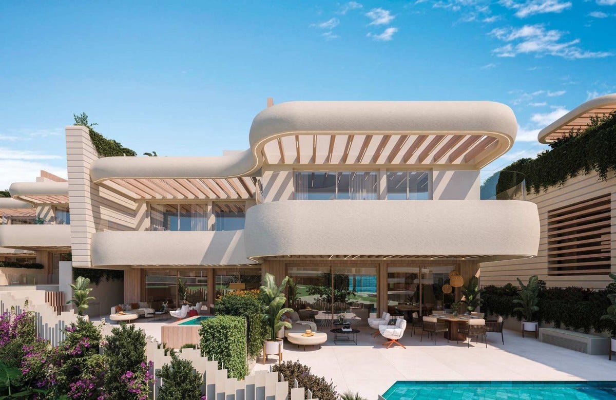 Marbella - Nybygg - Unik beachfront bakkeplanleilighet med 2 soverom, privat basseng, hage og jacuzzi – bilde 1