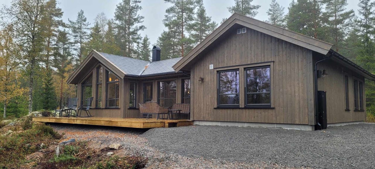 Skeikampen – Ny, prosjektert hytte på solrik utsiktstomt på Skei-Sør – modell Heimdall 100 – type Kvitfjell