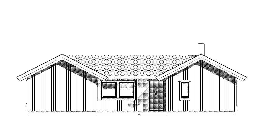 Skeikampen – Ny, prosjektert hytte på solrik utsiktstomt på Skei-Sør – modell Heimdall 100 – type Kvitfjell