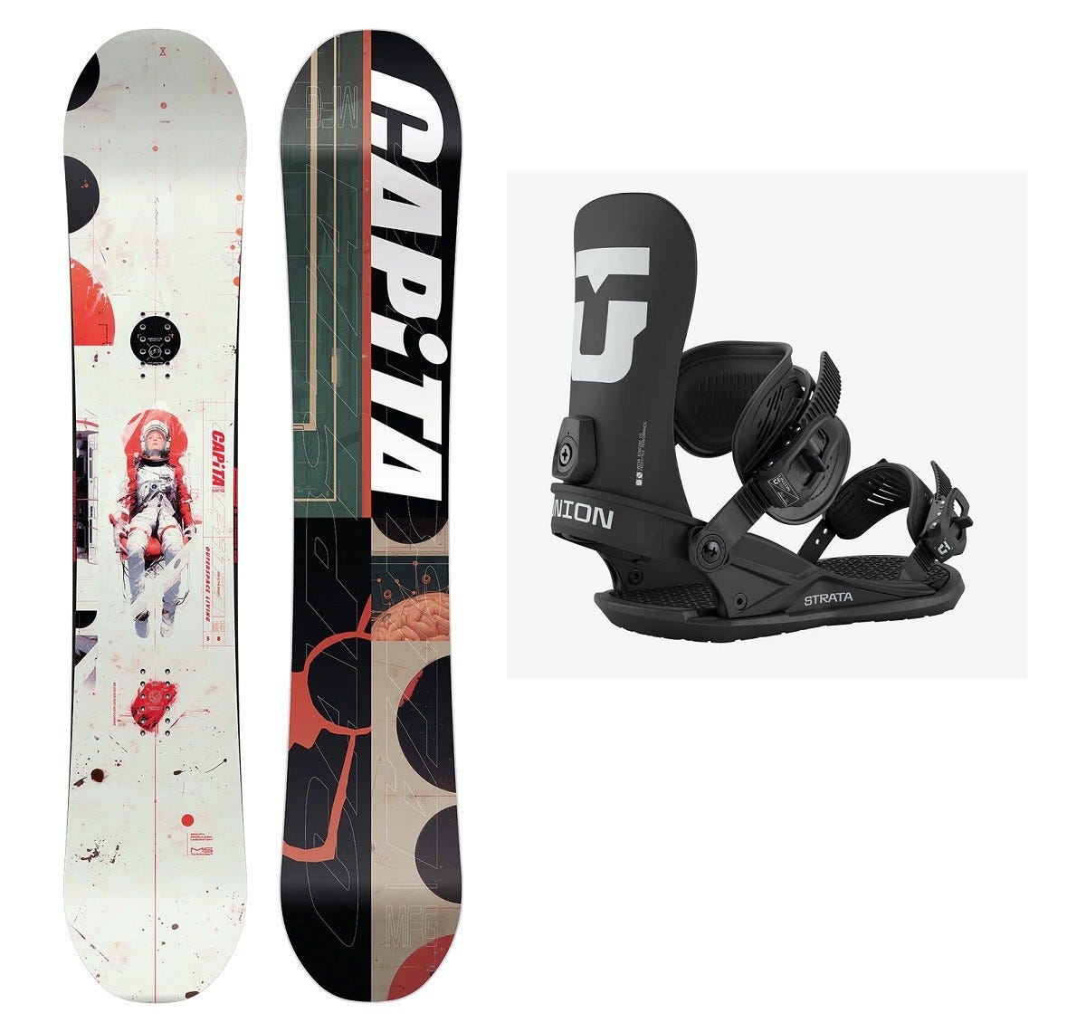 CAPiTA Outerspace Living 158 m/ Union Strata bindinger! | FINN-torget