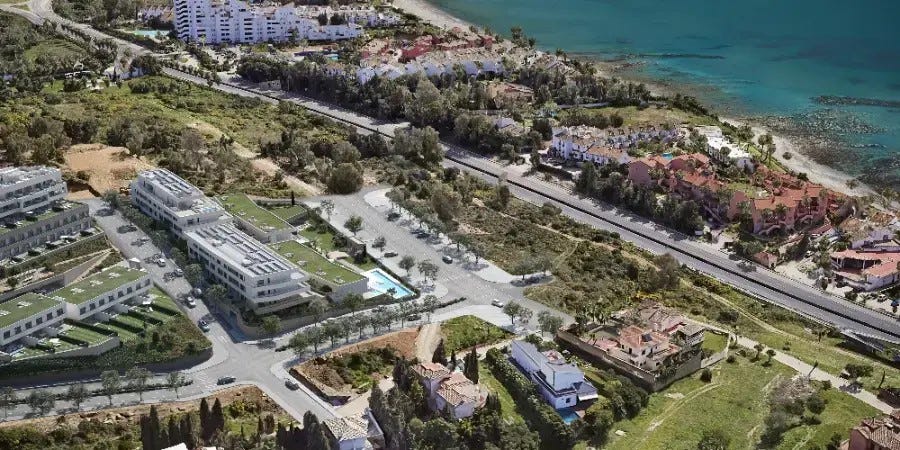 Estepona - Nybygg - Romslig 3-soveroms leilighet på bakkeplan med havutsikt – bilde 1