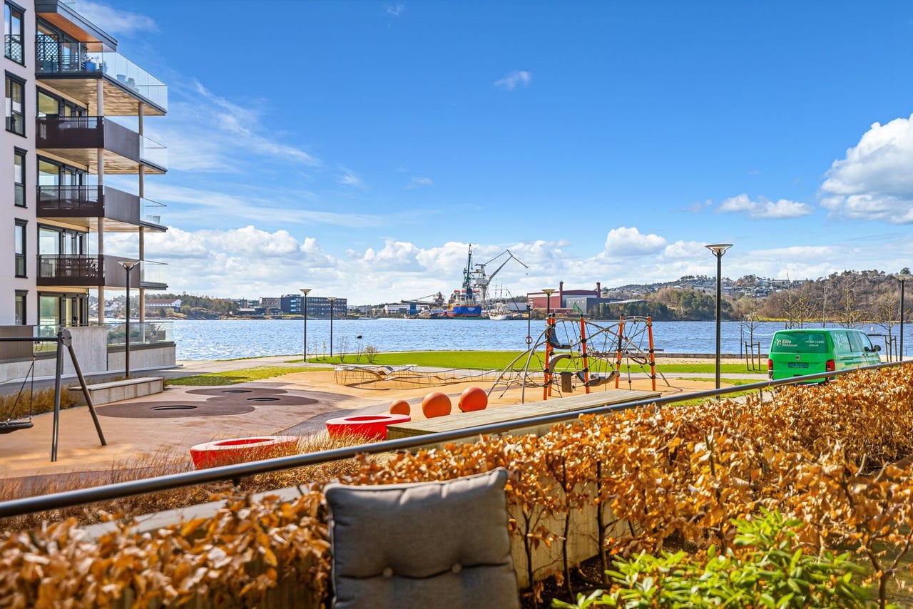 Utsikt fra terrasse
