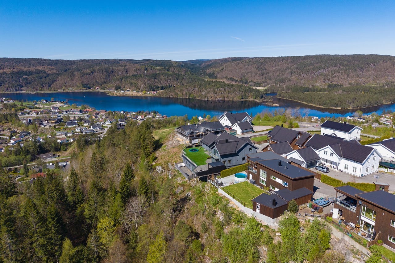 Attraktiv beliggenhet innerst i blindvei