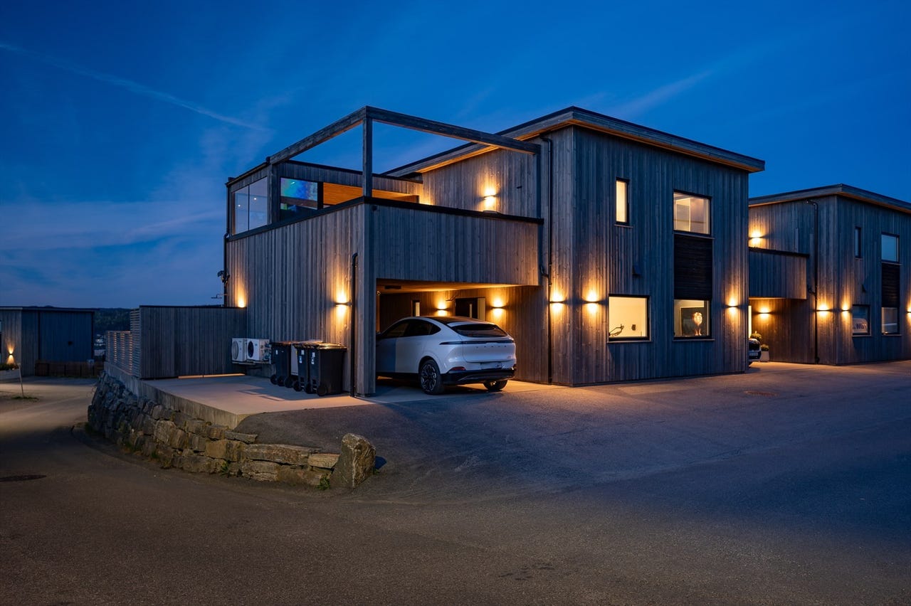 Moderne funkisbolig i rekke