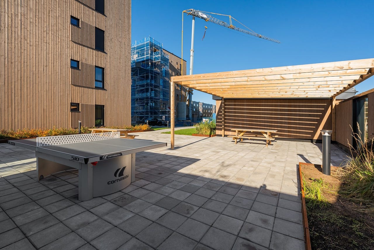 Hyggelige felles uteplasser
