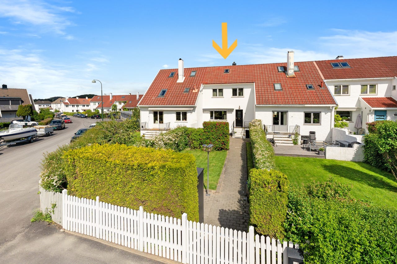 Lund - Populært og attraktivt Ut-inn-hus over fire etasjer - pent opparbeidet hage på 2 sider