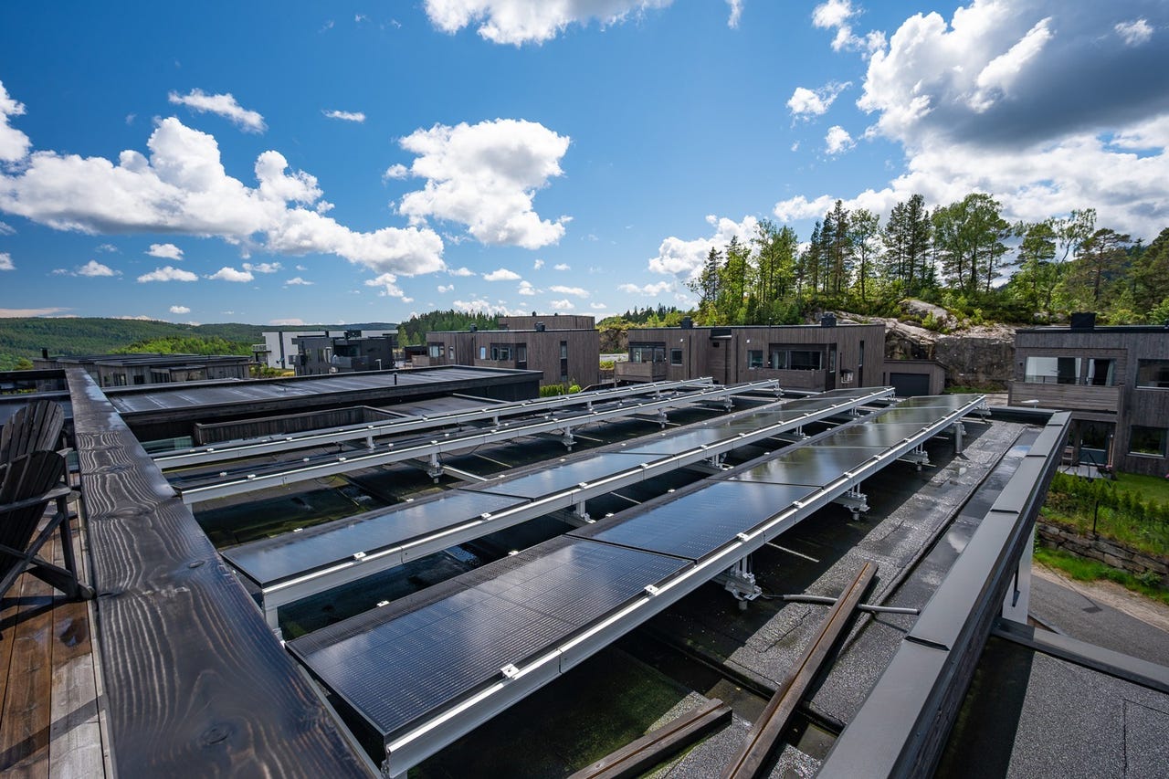 Solcelleanlegg på ca. 9 kW produserer kostnadseffektiv og ren energi
