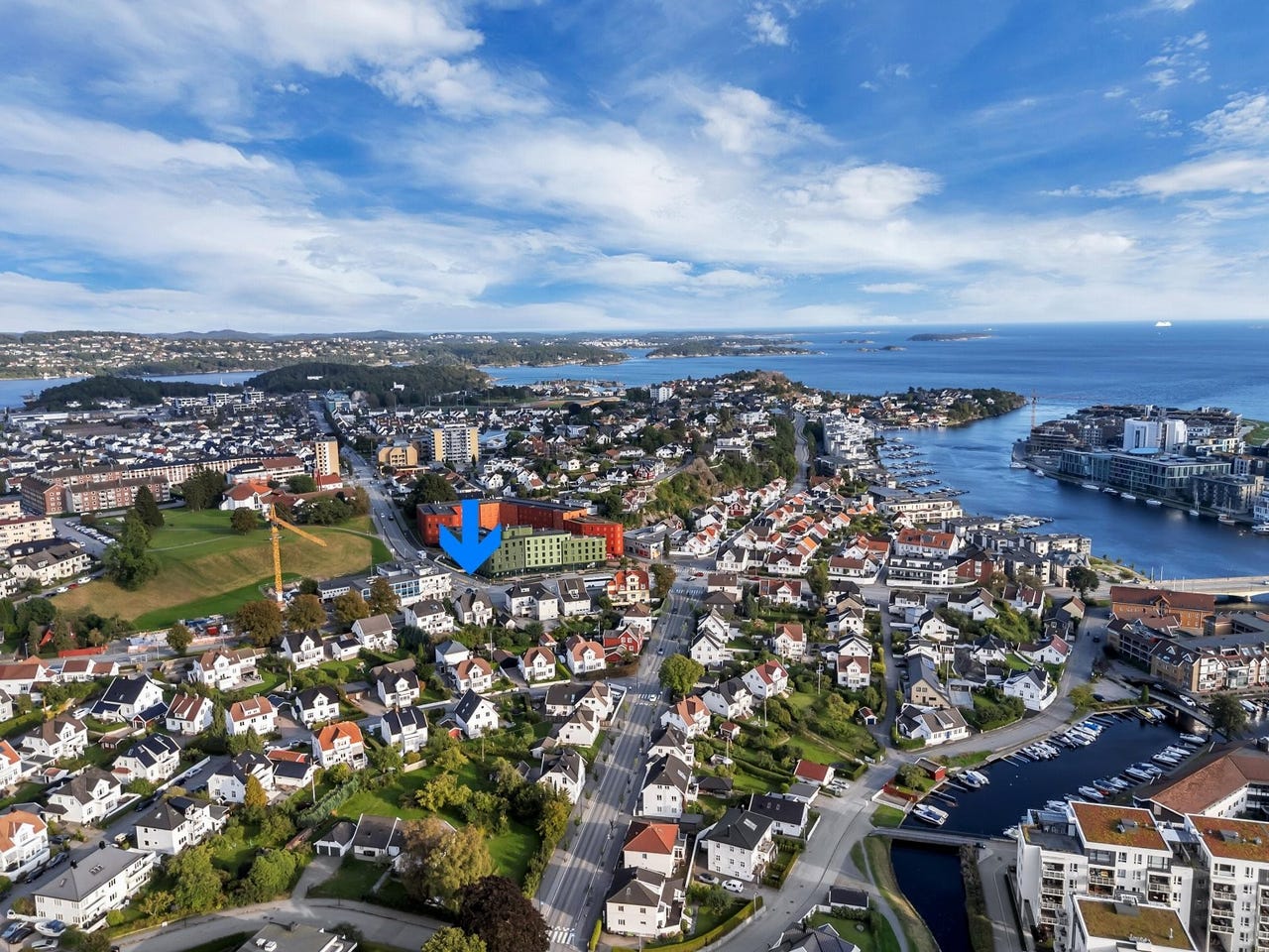 Kort vei også til sjønære friareal.