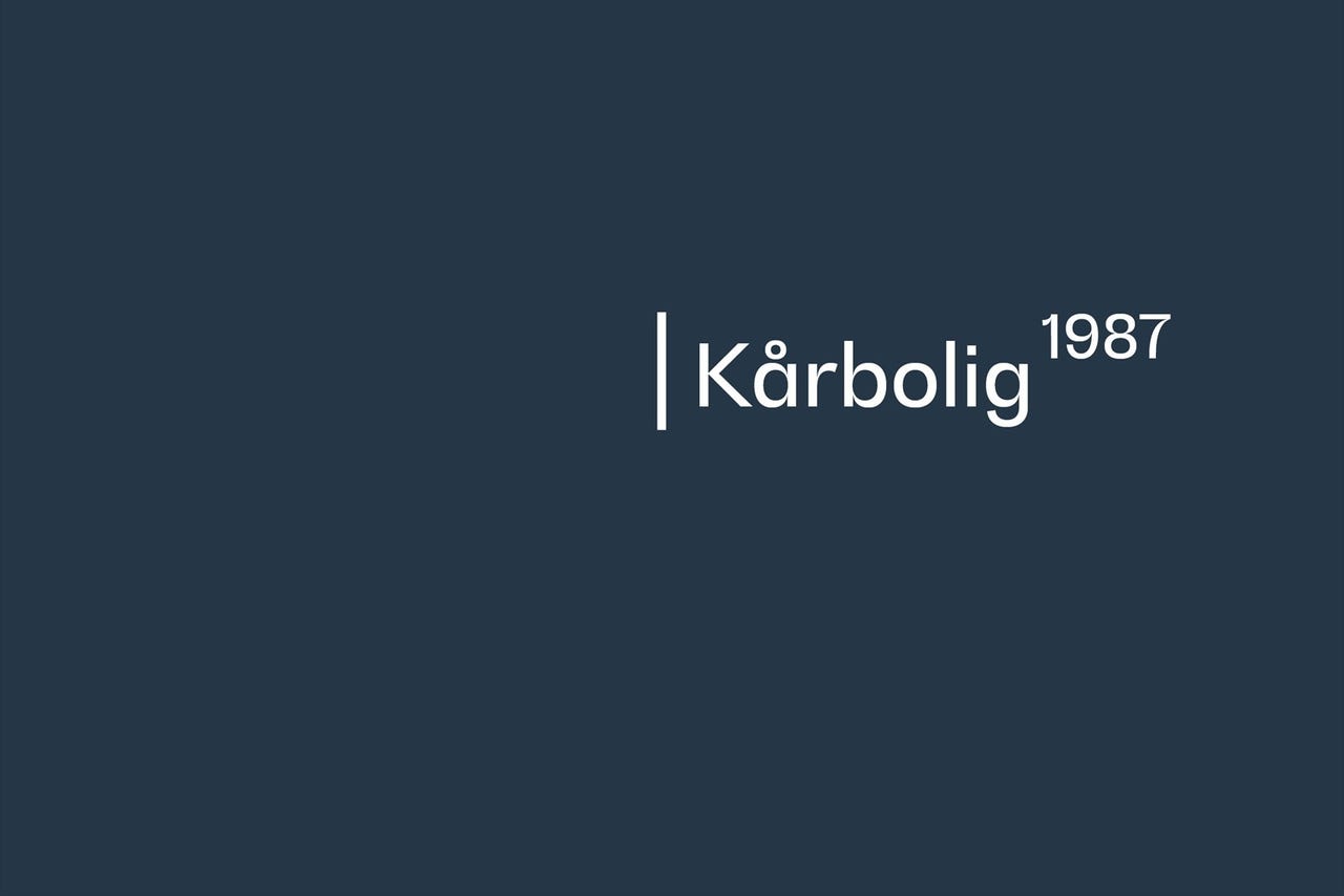 Kårbolig bygget i 1987