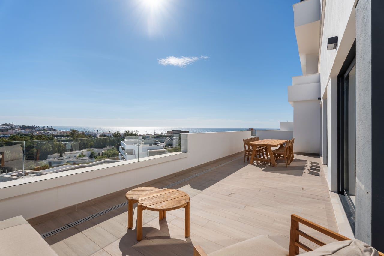 La Cala de Mijas · En av de beste leilighetene i prosjektet – - 4 sov - 82 m² terrasse - utsikt over hav, golf og sentrum – bilde 1