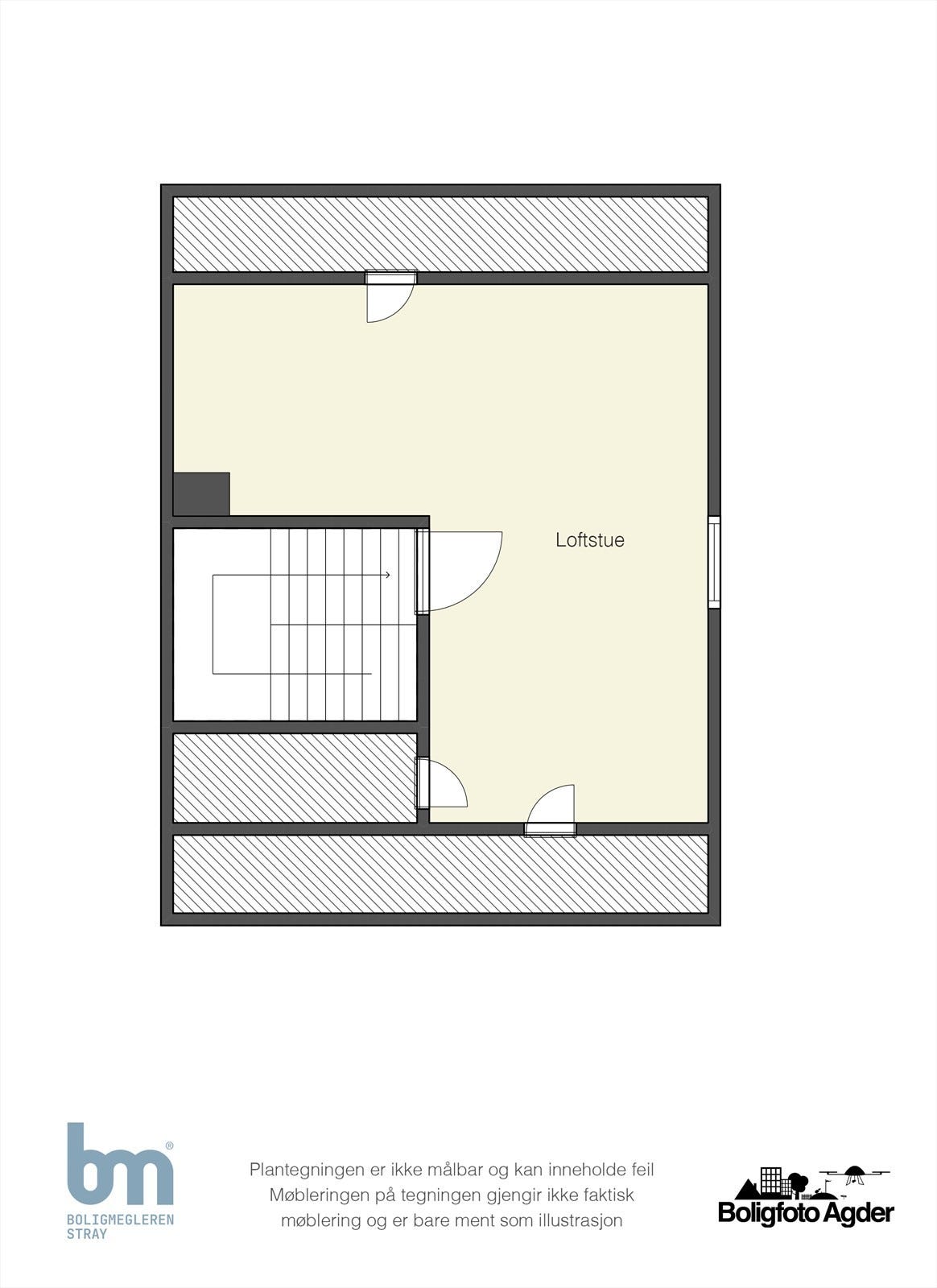 Planskisse - loftsetasje