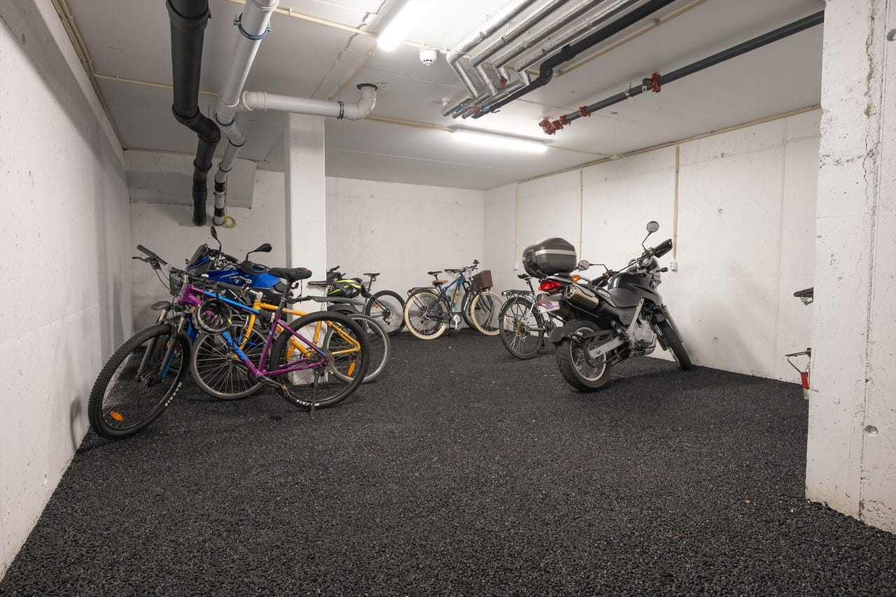 Sykkelparkering i kjeller