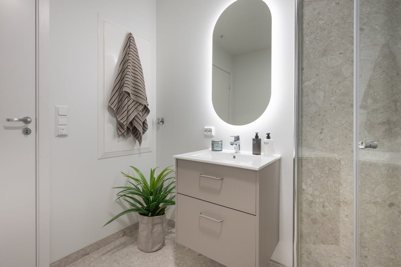 Badet har opplegg for vaskemaskin