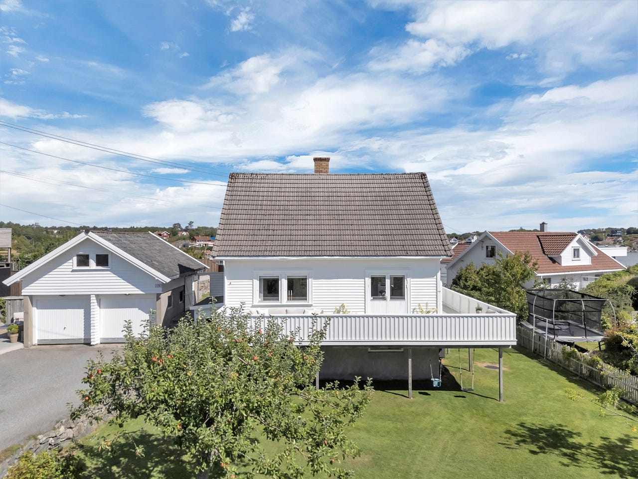 En eiendom med ekte sørlandssjarm, flott beliggenhet og et spennende potensial. Velkommen til Vragesløyfen 128