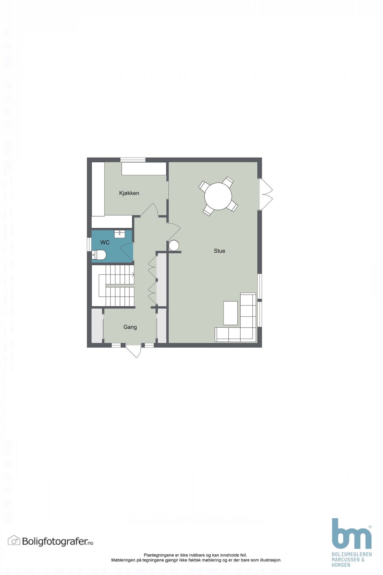 Planløsning 1. etg