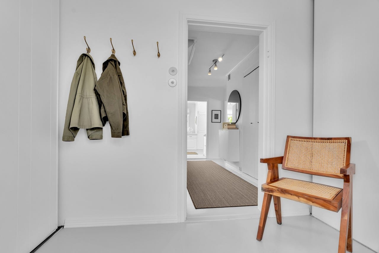 Inngangsparti med oppbevaringsmuligheter