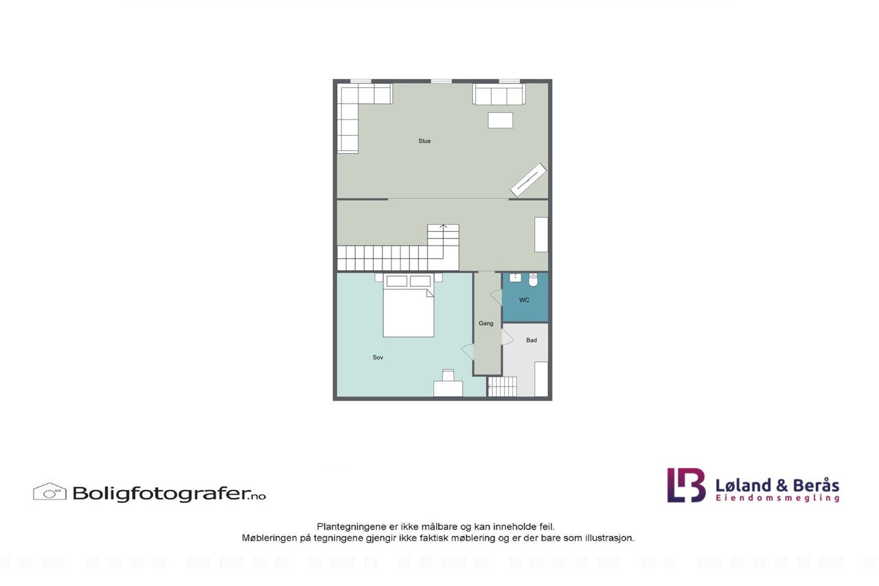 Plantegning loft.