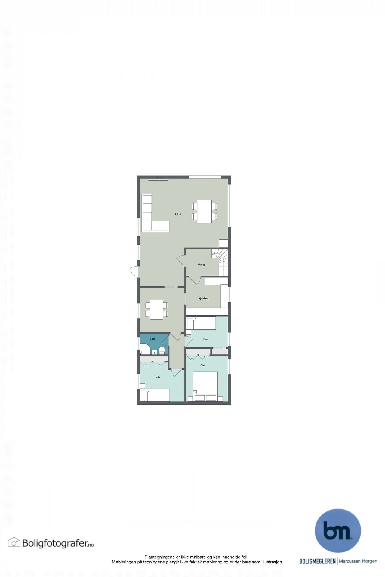 Planløsning 1.etg.