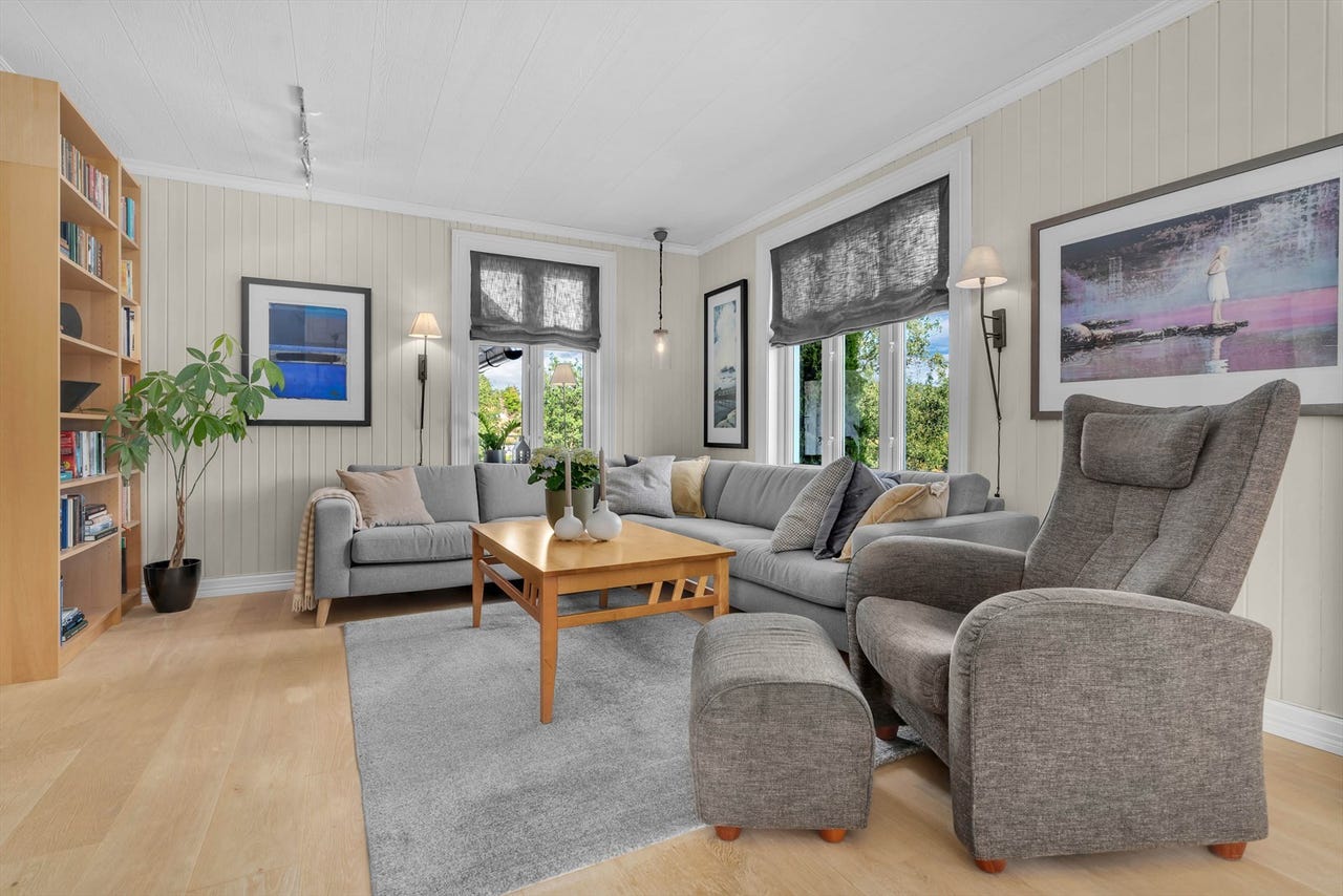 Naturlig plass for sofagruppe