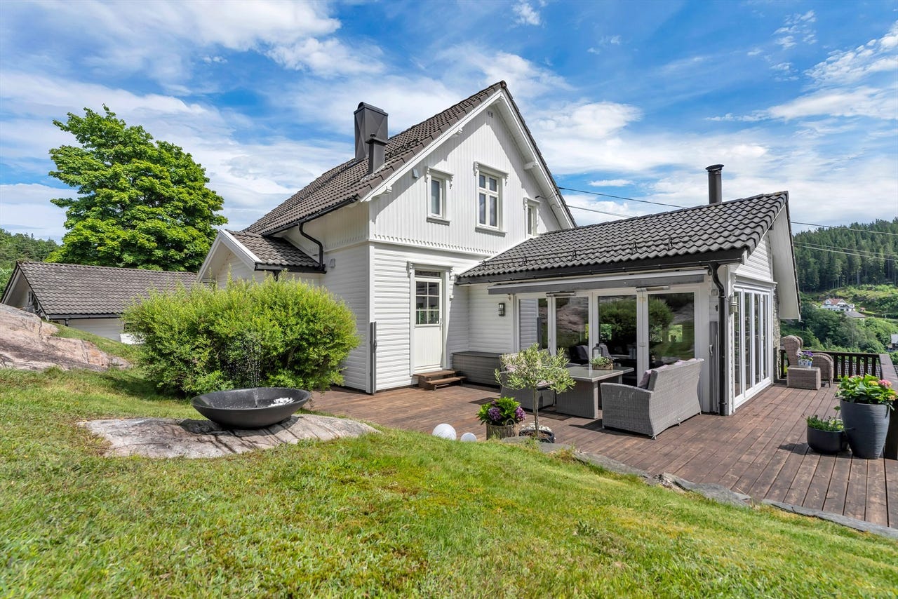 Meget godt vedlikeholdt fasade