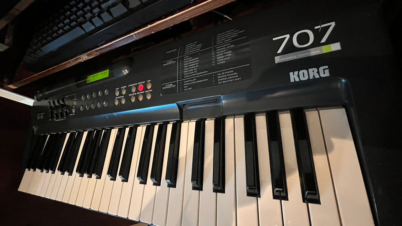 Korg 707 Synthesizer 1987 | FINN-torget