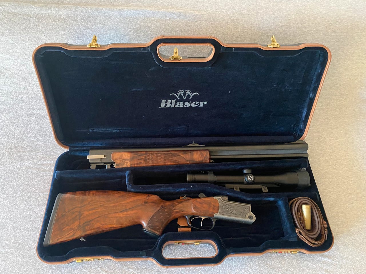 Blaser BBF97 Standard, 12/76-7x57R m/Koffert og kikkert | FINN-torget
