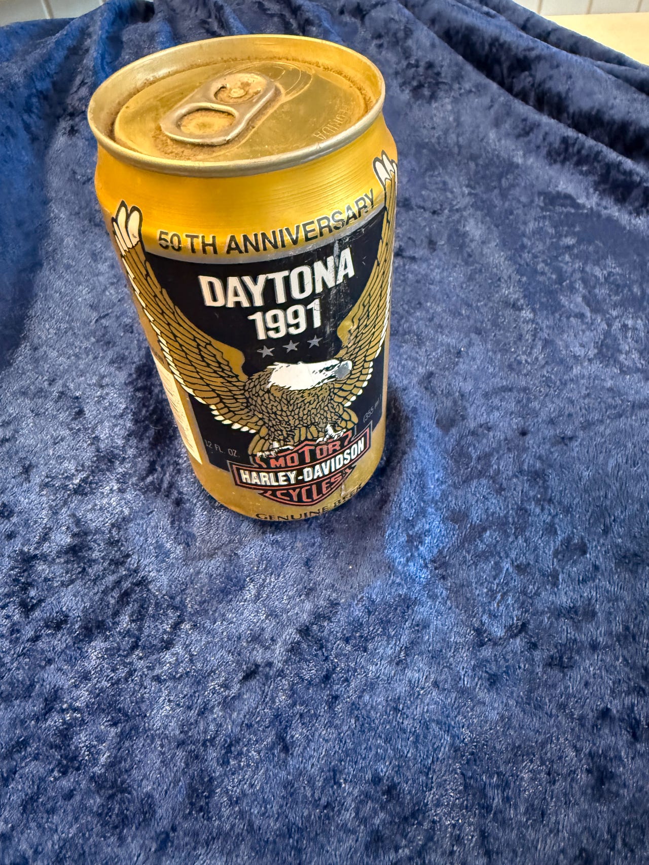 Ny pris : Harley-Davidson Daytona 1991 Ølboks 355 ml Gull | FINN