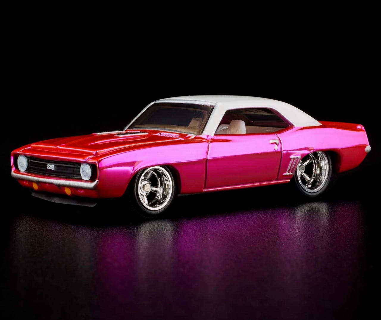 Hot Wheels RLC 1969 Chevy Camaro SS - Pink - Geschenk für Sammler