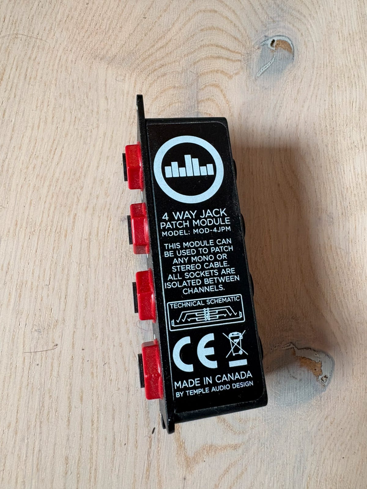 Templeboard 4 way jack patch module | FINN-torget