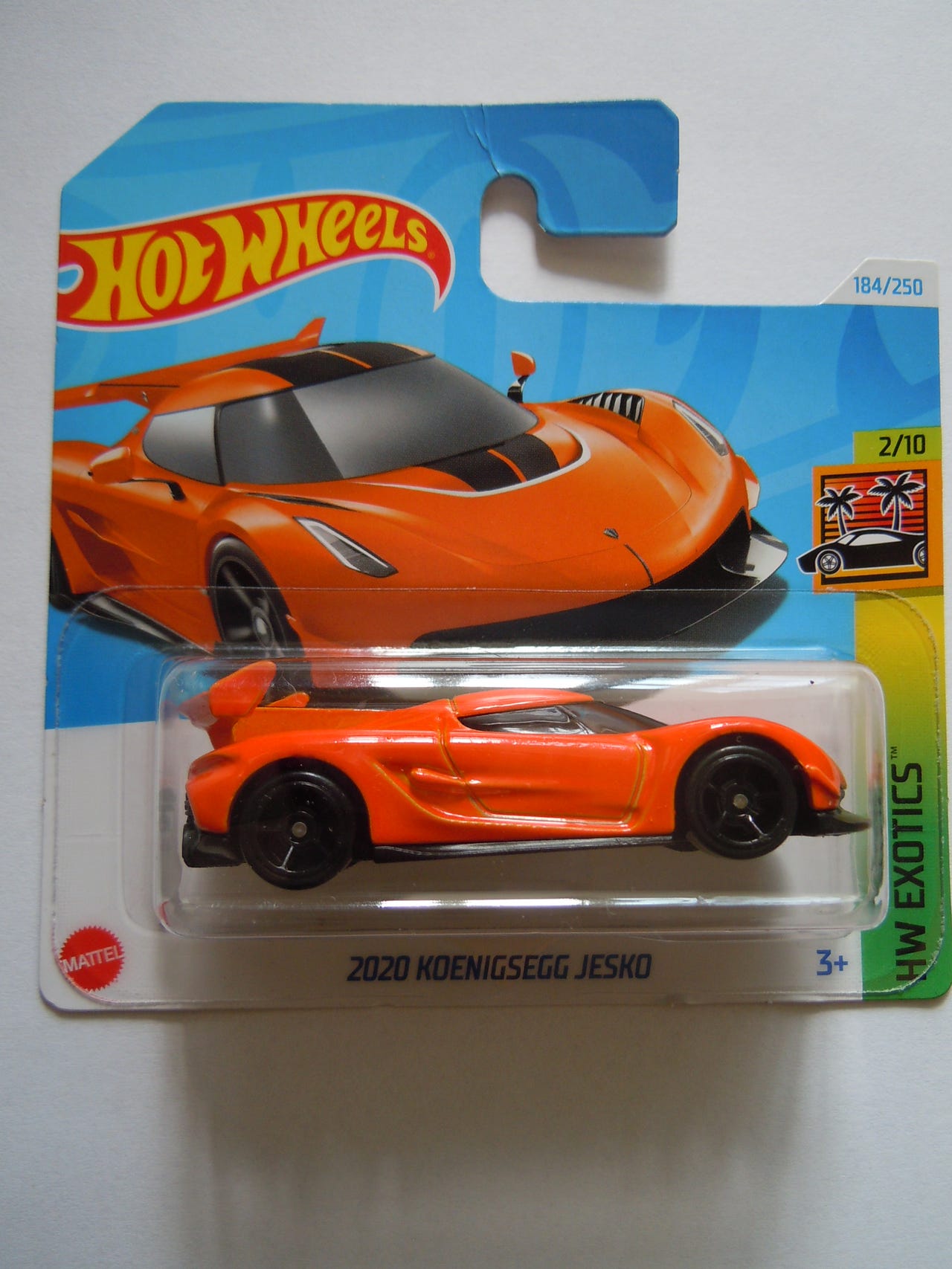 Hot Wheels Koenigsegg Jesko Modellauto – Orange, HW Exotic Serie, 1:64 Maßstab