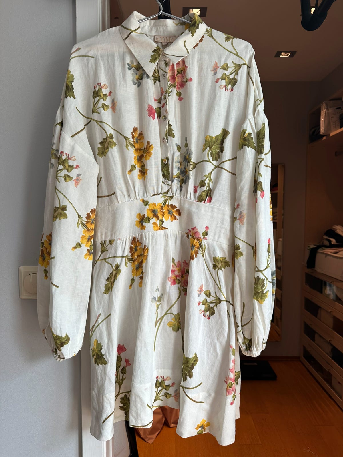 ByTimo linen mini dress str L | FINN-torget