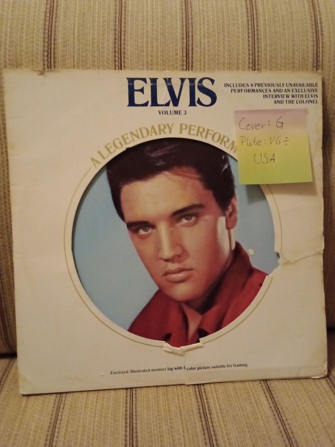洋楽 Elvis Presley A LegendaryPerformer Vol.3 Elvis Presley – A Legendary Performer - Volume 3 – Vinyl
