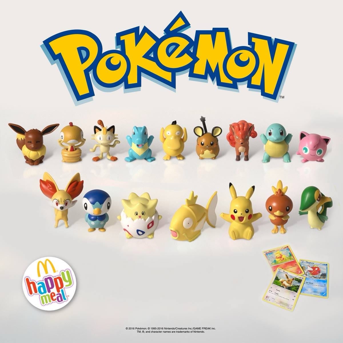 Sorprese Happy Happy Meal Regalo Pokemon Pokémon Gift Box Include