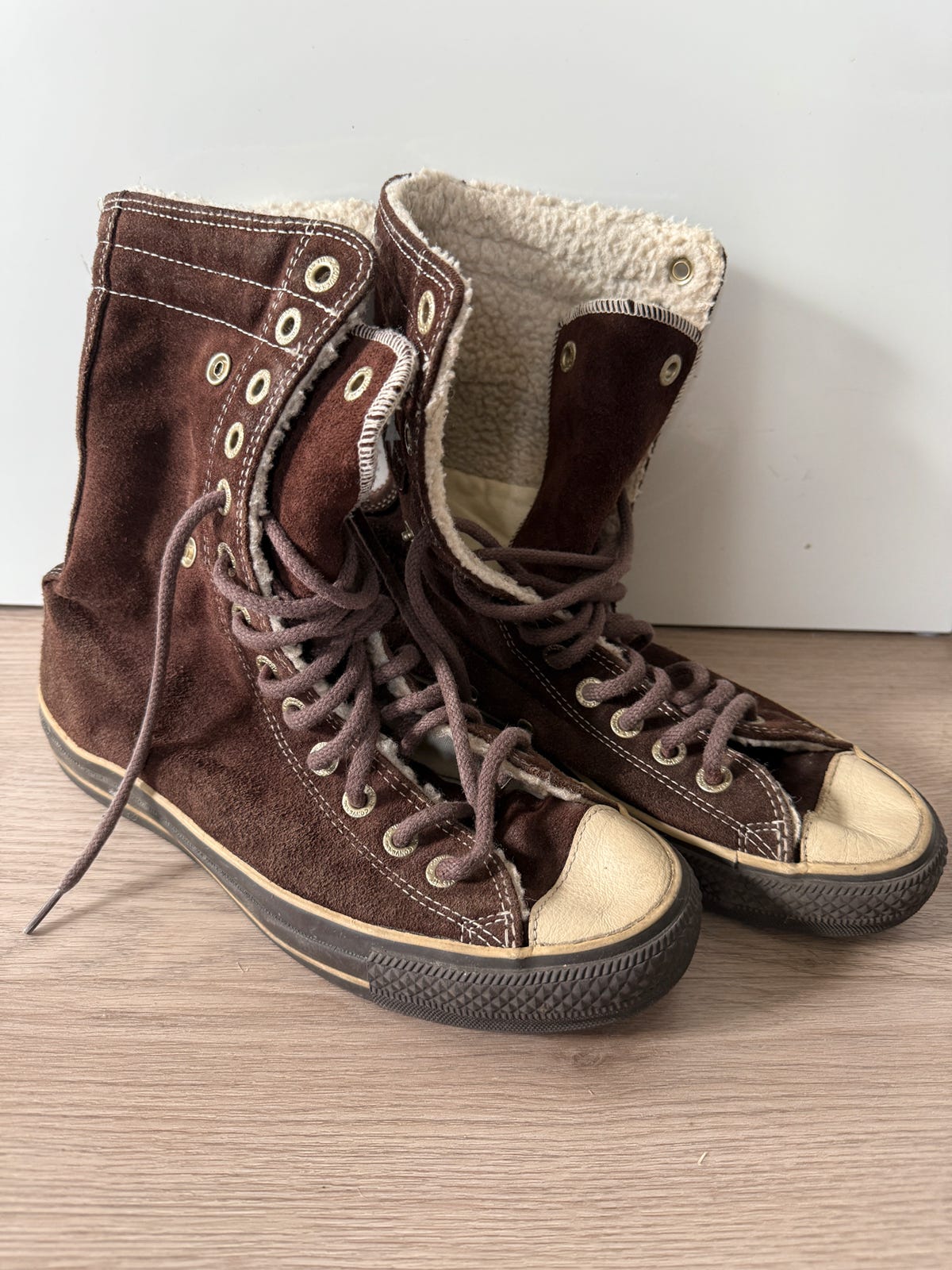 Kinder Chucks Converse Braun Mit Fell Converse All Star For