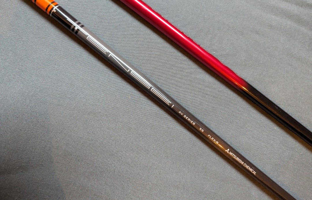 Arbre De Driver Mitsubishi Tensei AV Orange 75g - Rigide - 46 Pouces - Embout Non Coupé