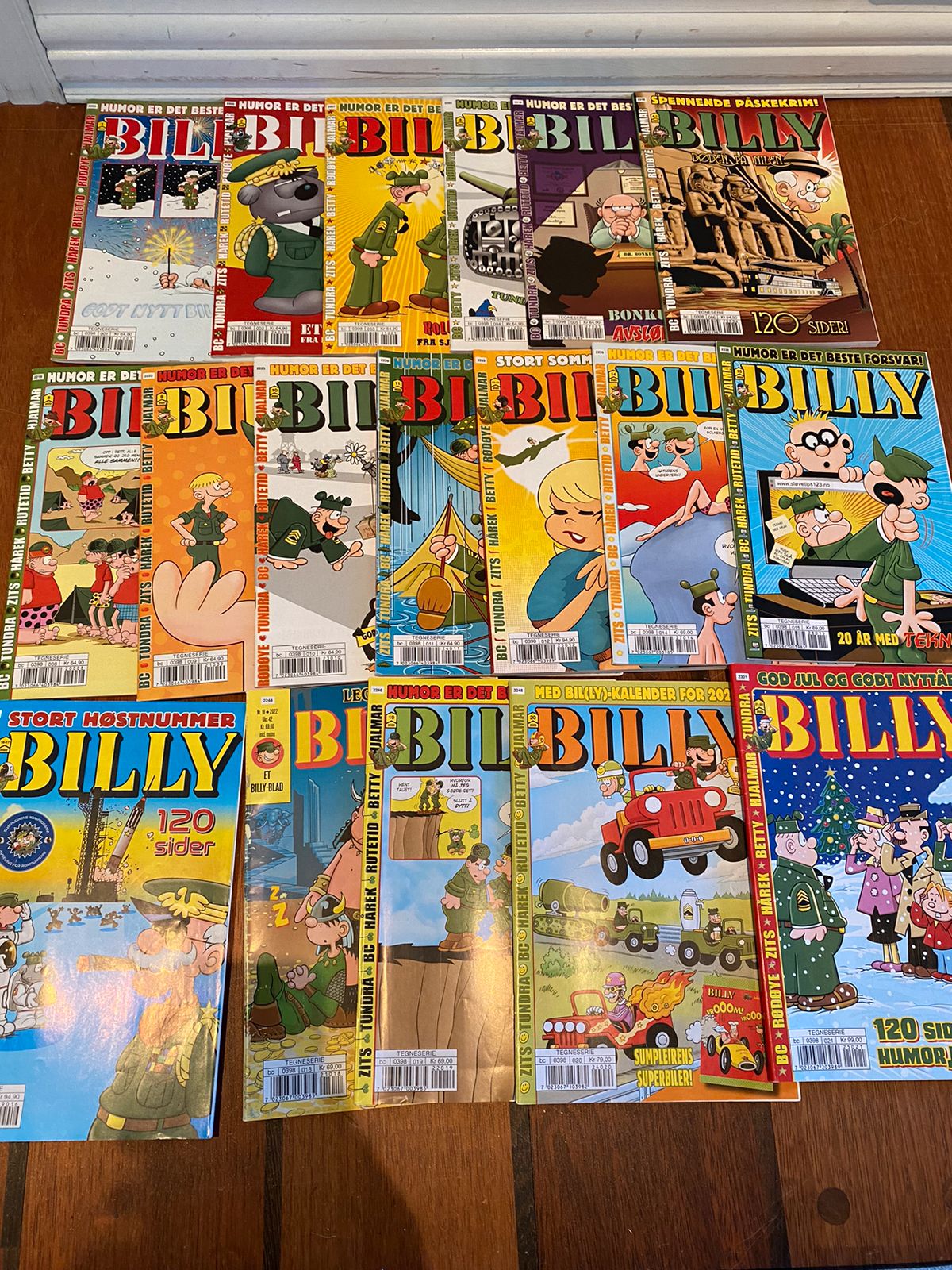 Billy blader 1-22 2022 selges samlet | FINN-torget