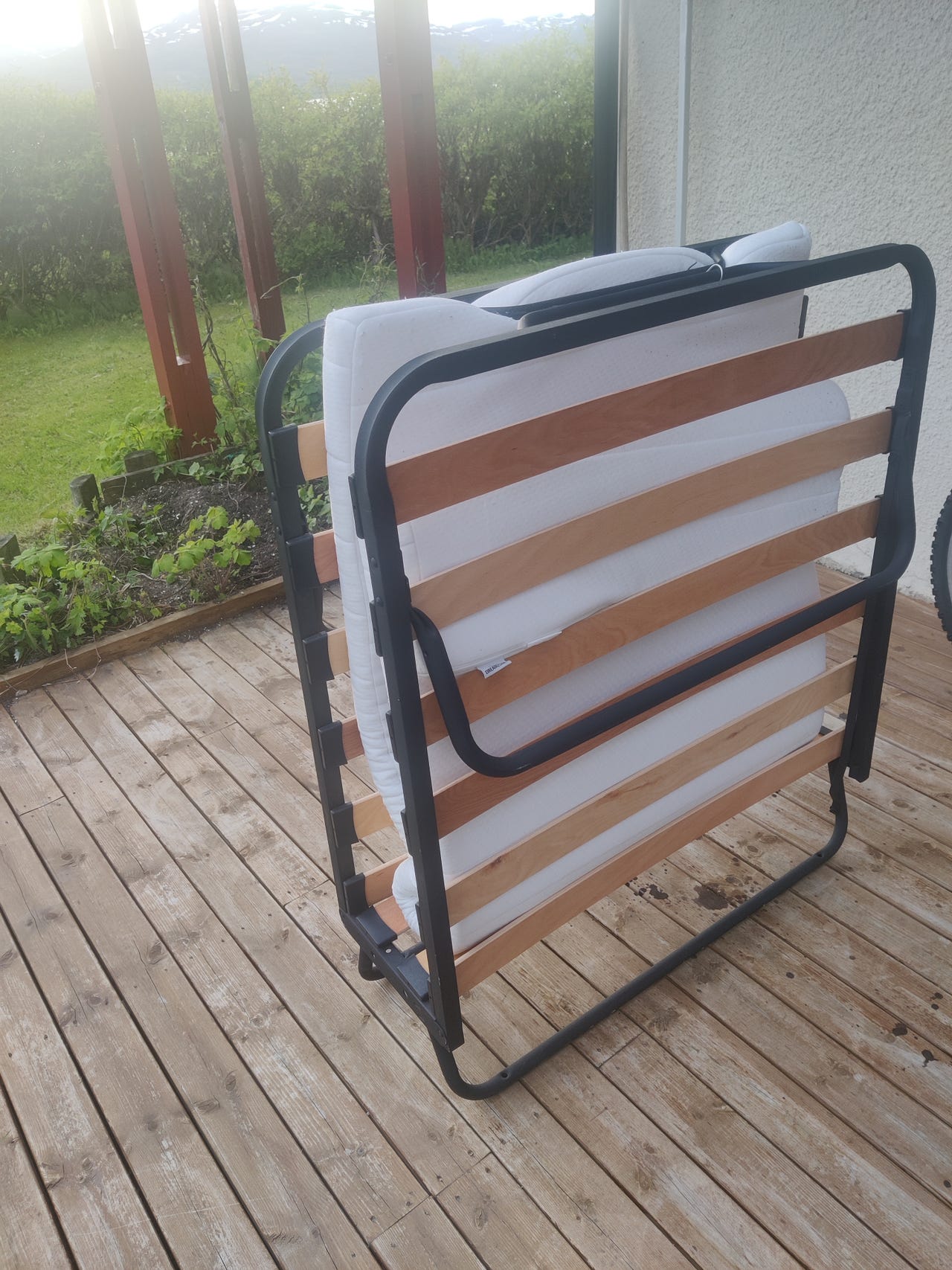 Sammenleggbar Camping Seng 2 Pcs Grå 62 X 194 X 42 Cm main image 1