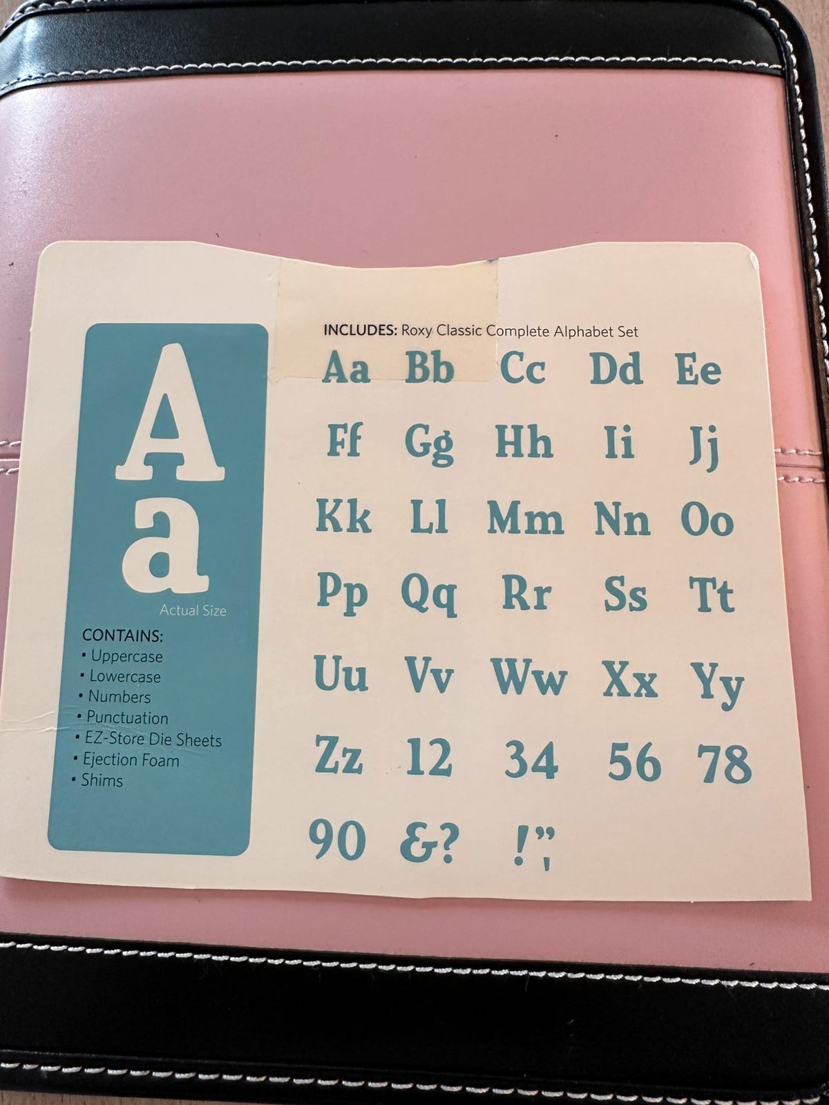 QuicKutz Roxy Classic Complete Alphabet Set | FINN-torget