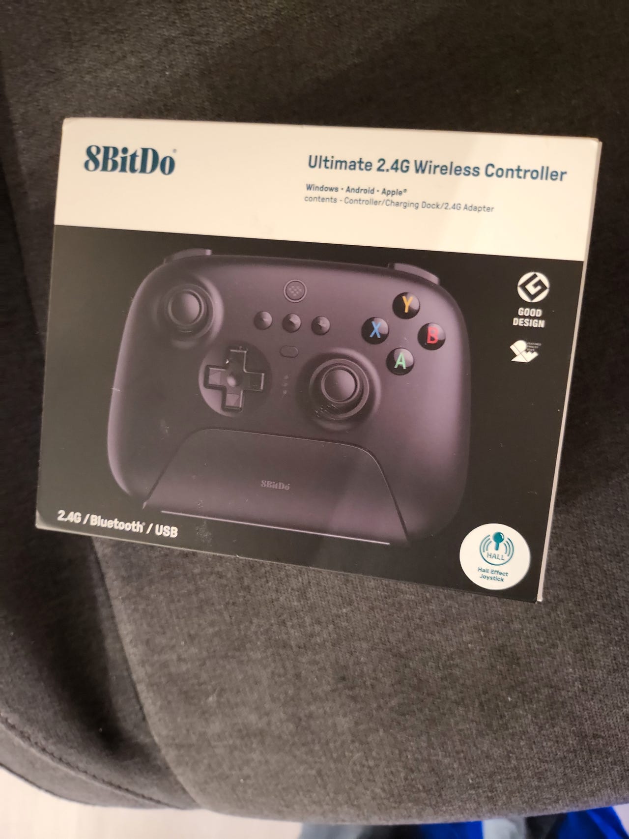8-bitdo controller til PC, BT og switch med backpaddles og hall effect ...