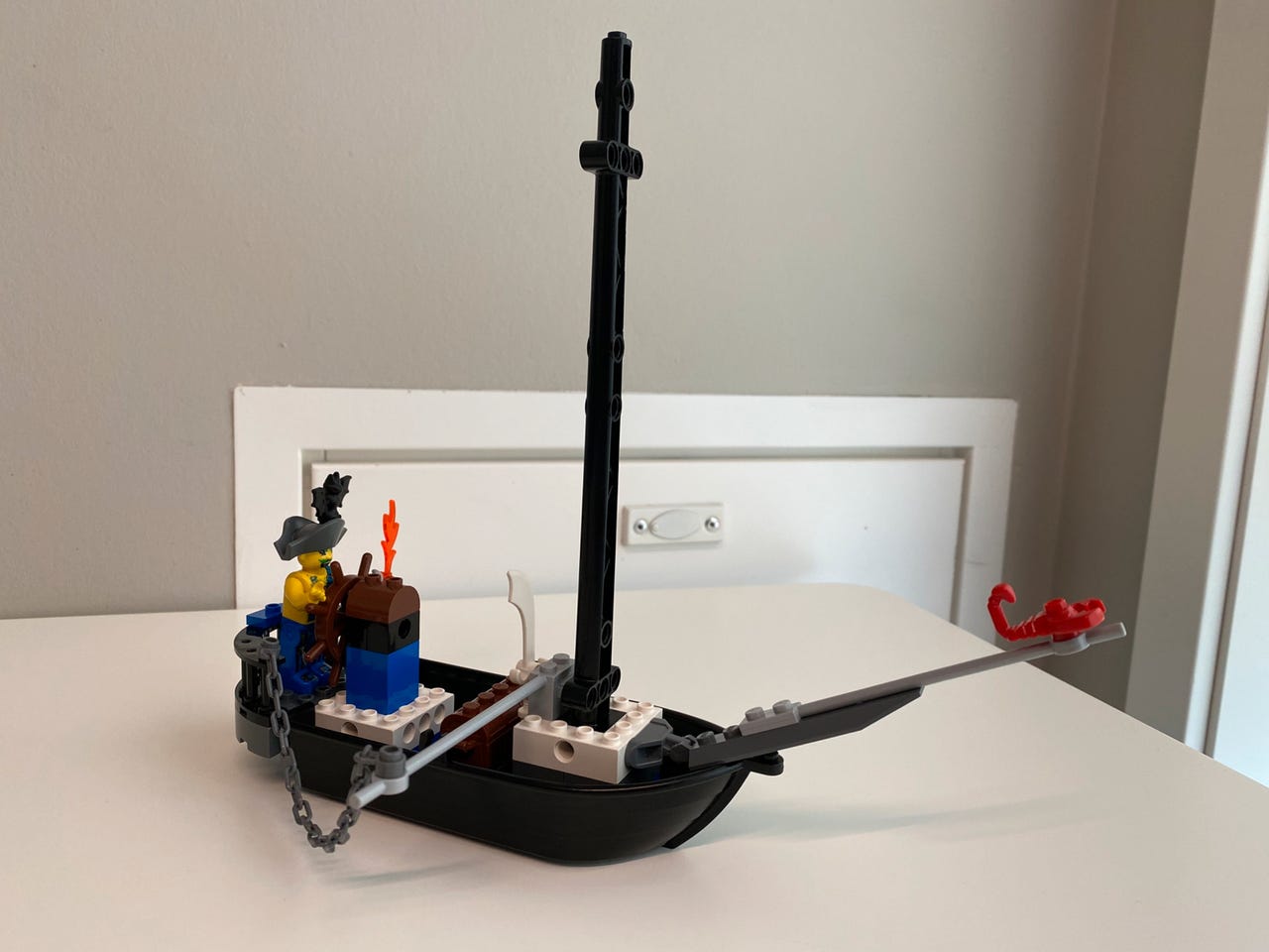 Lego Pirates 7072 Captain Kragg's Pirate Boat (ikke komplett